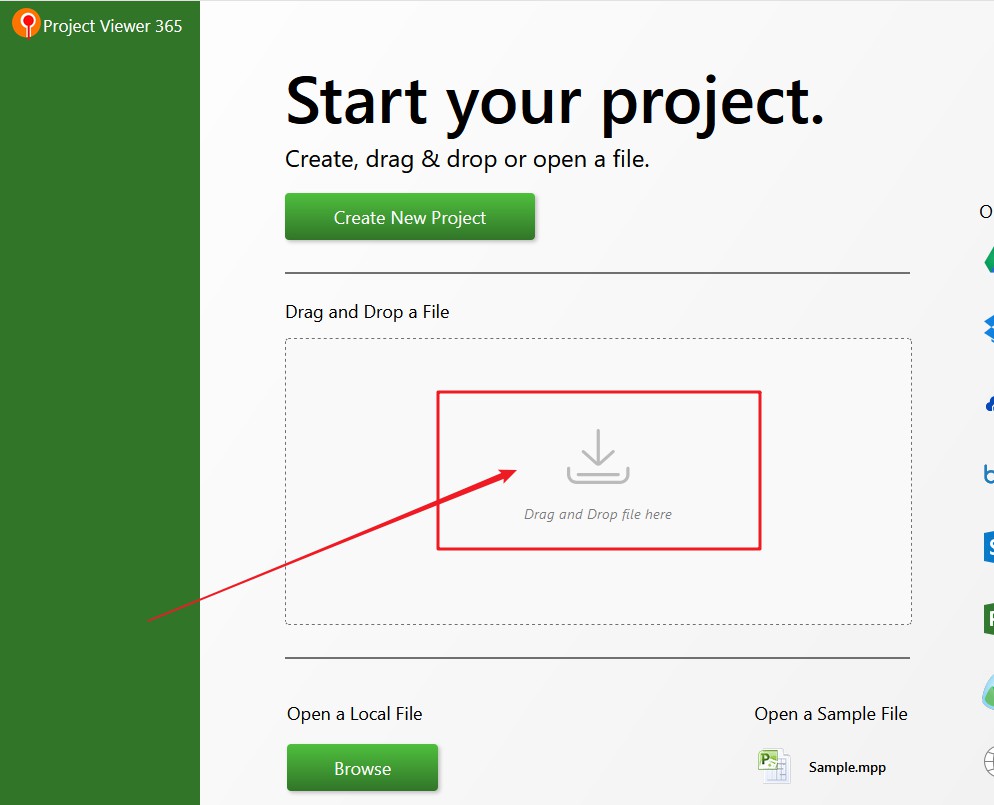 3-2拖動mpp文件至框內 3-2拖動mpp文件至框內