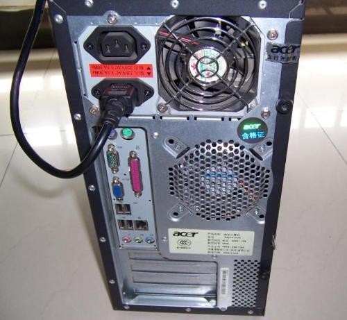 方法一：檢查主機電源工作故障！