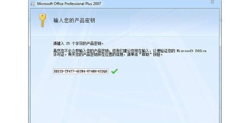 4-輸入密鑰進行安裝