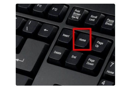 微軟Windows系統home鍵的作用2