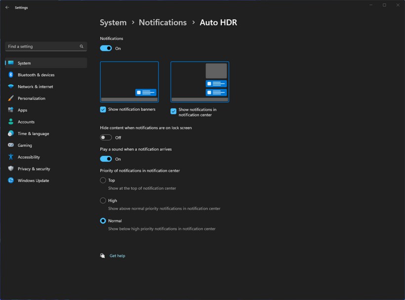 微軟Win11游戲新增Auto HDR 功能，可調節HDR 強度