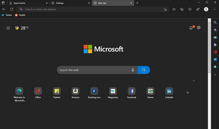 微軟測試Win11 Edge瀏覽器新測試，云母效果標題欄