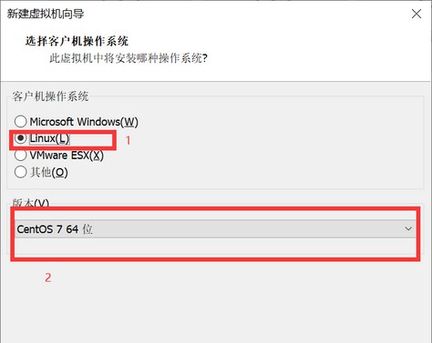 c-選擇客戶機和版本