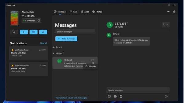 微軟改進(jìn)Win11 Phone Link,新功能被曝光 微軟改進(jìn)Win11 Phone Link,新功能被曝光